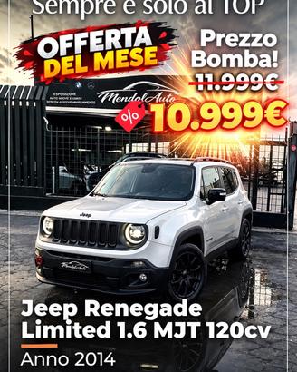 Jeep Renegade 1.6 Mjt 120 CV Limited
