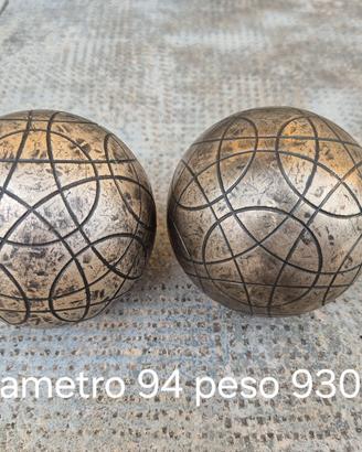 2 bocce da gioco