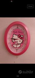 Orologio a muro per cameretta bimba Hello Kitty 