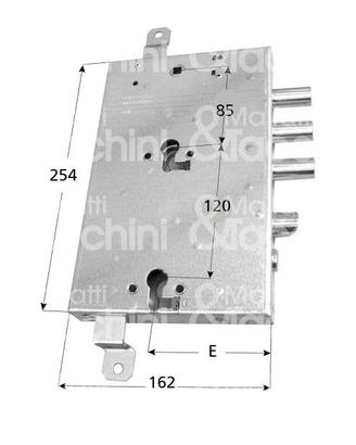 Mottura Gardesa doppia serratura