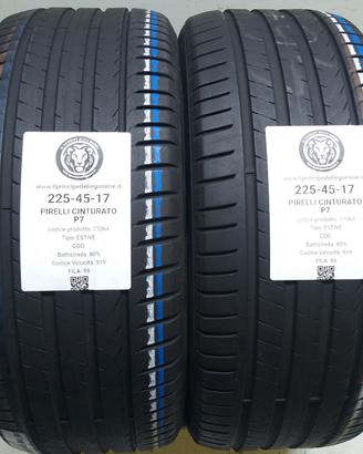 2 GOMME 225 45 17 PIRELLI A77064
