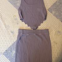 Completo gonna e crop top