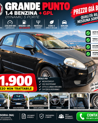 Fiat Grande Punto 1.4 Benzina GPL 2006 – 230.000 k