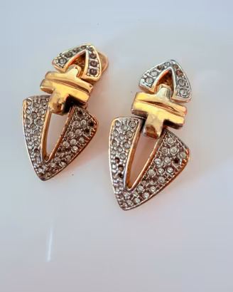 Orecchini vintage con clip