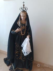 Statua Madonna Addolorata stile 700