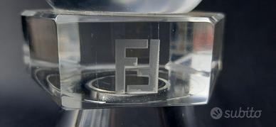 Vaso/centrotavola Fendi Casa in vetro di Murano