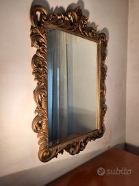 specchio stile classico legno