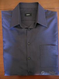 Camicia HUGO BOSS Uomo BLU SCURO Taglia 43 Abbigliamento e