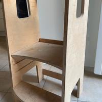 Torre montessoriana in legno