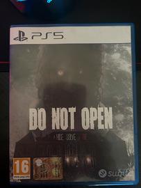 DO NOT OPEN gioco ps5