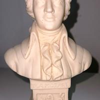 WOLFGANG AMADEUS MOZART BUSTO STATUA ALTO 15 CM