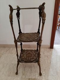 alzata anni 60 in ferro battuto lavorato 