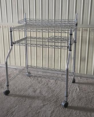 Carrello per casa e porta PC con ruote