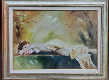 quadro a olio di Peirano Gastone 