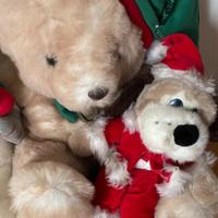 Set peluche Natale anni 90