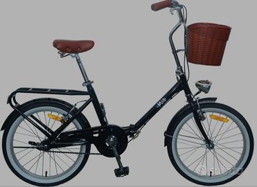 TEKLIO LA MIA BICI  pieghevole 20"  NERA