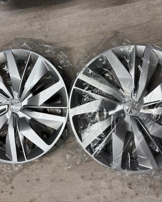 Quattro borchie Peugeot 208/2008 15pollici