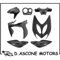 Kit carene aerox nitro mbk 1997 2012 NERO OPACO