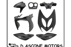 Kit carene aerox nitro mbk 1997 2012 NERO OPACO