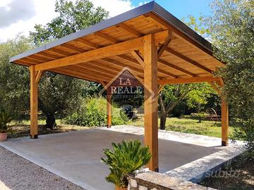 TETTOIE - PORTICATI - GAZEBO - PERGOLE IN LEGNO LA