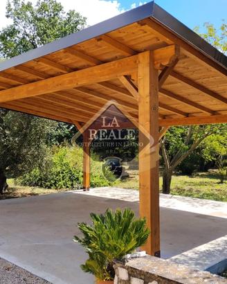 TETTOIE - PORTICATI - GAZEBO - PERGOLE IN LEGNO LA