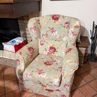 Poltrona con fodera di ricambio neutra