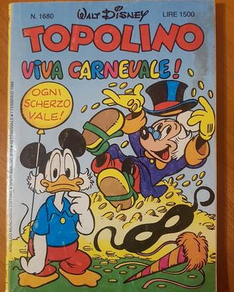 Topolino libretto Disney 1680 del 7 Febbraio 1988