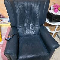 poltrona in pelle per massaggi