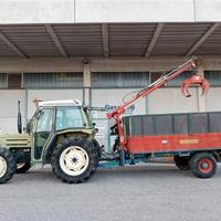 trattore rimorchio gru