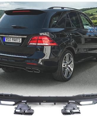 DIFFUSORE MERCEDES GLE W166 15-19 LOOK AMG GLE63 N