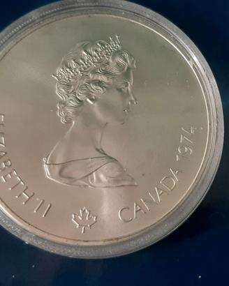 5 Dollari argento Montreal 1976