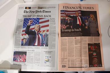 Trump Presidente New York Times + Financial Times