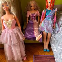 Bambole giganti barbie winx bloom raperonzolo