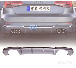 DIFFUSORE AUDI A3 HATCHBACK 17-20 LOOK S3