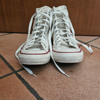 Scarpe Converse All Star alte bianche