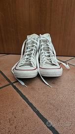 Scarpe Converse All Star alte bianche