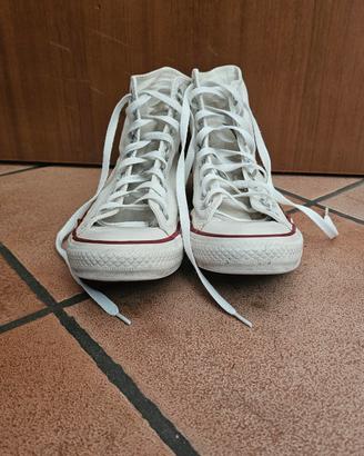 Scarpe Converse All Star alte bianche