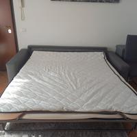 Divano letto con materasso 3 posti