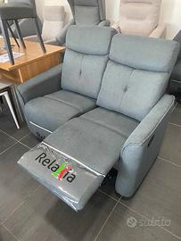 Divano 2 posti reclinabile relax