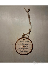 Fetta di legnogrezzo personalizzata con incisione