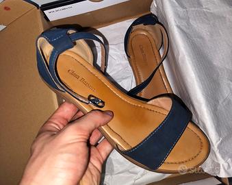 sandali bassi donna blu 37 Clara Barson