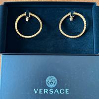 Versace orecchini “Greca” con ciondolo medusa