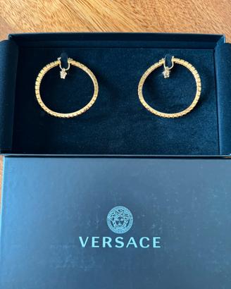 Versace orecchini “Greca” con ciondolo medusa