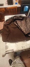 Giacca nera in pelle  