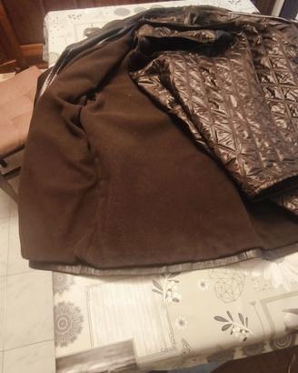 Giacca nera in pelle  