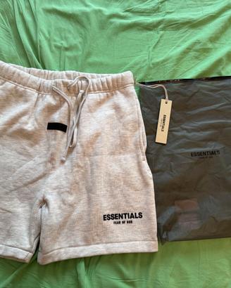  Pantaloncini Fear of God Essentials Grigio L