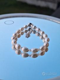 Bracciale con perle naturali