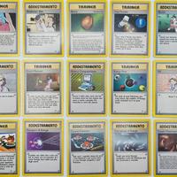15 carte Pokemon trainer addestramento