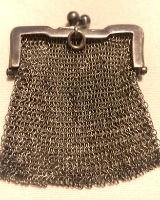 Portamonete Maglia Argento 800 - 'Art Déco - 32gr