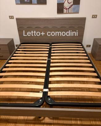 Letto matrimoniale + comodini